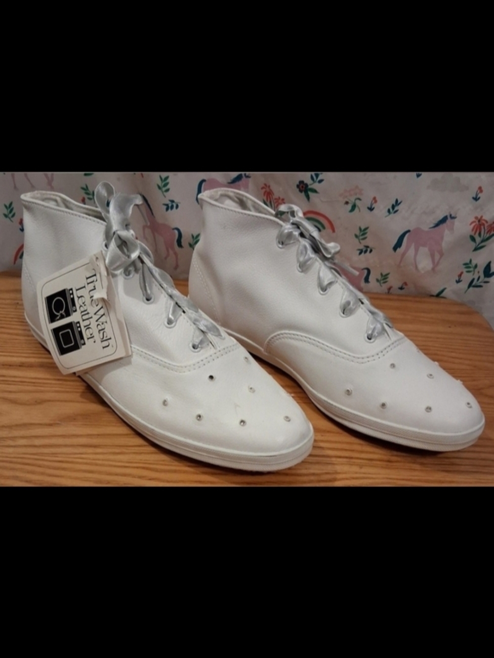 NWT RARE 1991 Korean Made Keds Starlight HiTop White Leather Sneaker Shoe SZ 10M